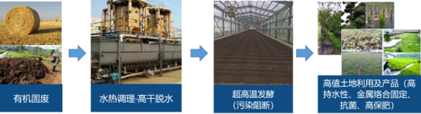 基于水热预处理的污泥减量、减害技术